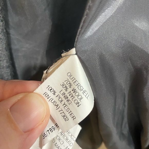 Zara kids girls 11-12 years double breasted wool blend pea coat - Picture 5 of 10